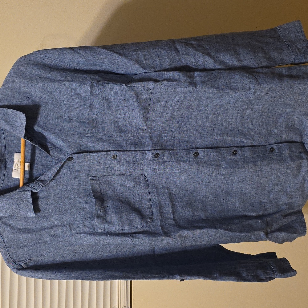 Charter Club Women's Light Blue Linen Jeans XXL (Jacqueline #9)